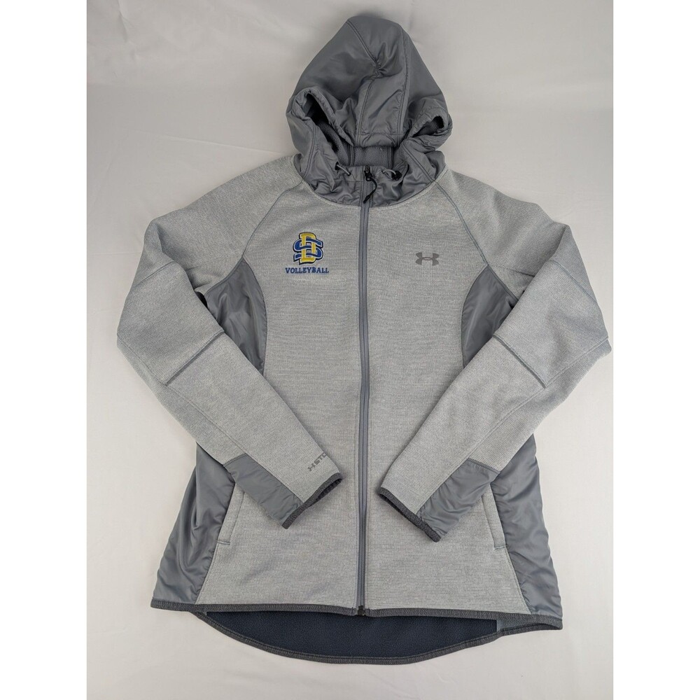 M Volleyball UA South Dakota State Jackrabbits Pullover Full Zip Sweater SDSU
